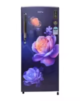 Aisen DC Refrigerator/ Fridge 192Ltrs Blue with flowers (ANREFDC215MP)