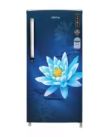 Aisen DC Refrigerator/ Fridge 182Ltrs Blue with flowers (ANREFDC195ME)